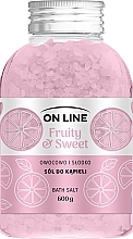 Fragrances, Perfumes, Cosmetics Bath Salt "Fruity & Sweet" - On Line Fruity & Sweet Bath Salt
