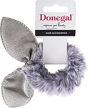 Fragrances, Perfumes, Cosmetics Hair Tie, 1 pc, FA5678, soft, grey - Donegal