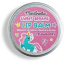 Lip Balm, strawberry - Martinelia Sweet Dreams Unicorn Lip Balm — photo N1