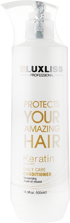 Keratin Home Care Conditioner - Luxliss Keratin Daily Care Conditioner — photo N3