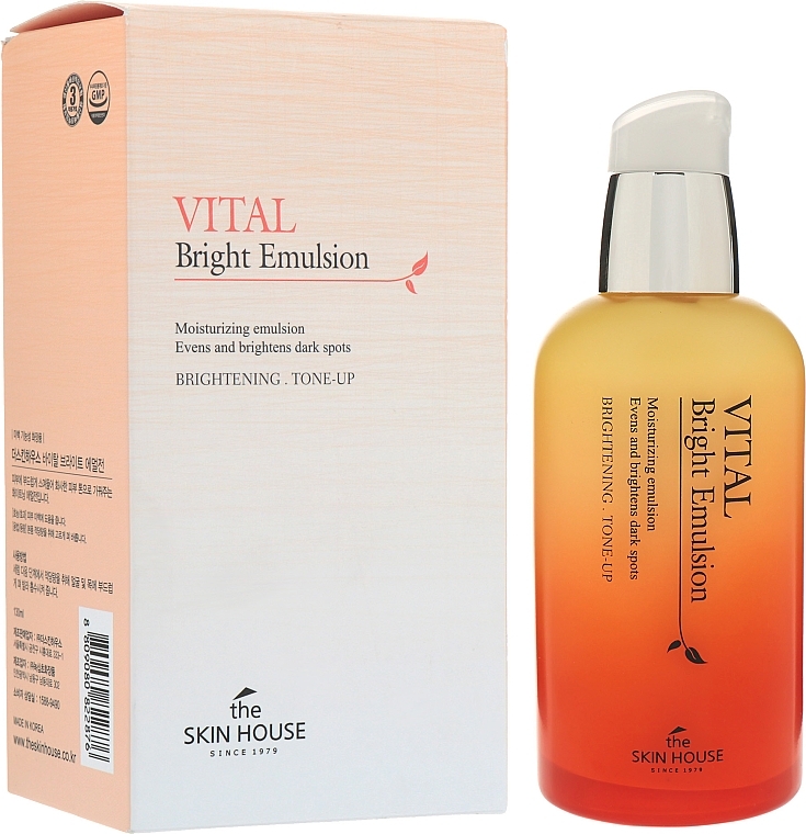 Fortified Tone Up Emulsion - The Skin House Vital Bright Emulsion — photo N1
