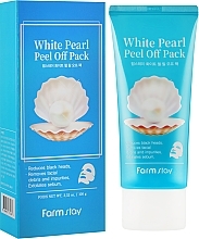 Cleansing mask-film with pearls - FarmStay White Pearl Peel Off Pack — photo N12