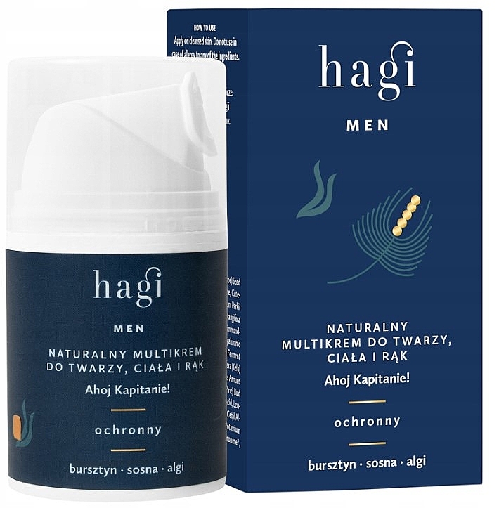 Natural Face, Body & Hand Multi-Cream - Hagi Men Ahoy Captain — photo N1