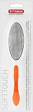 Fragrances, Perfumes, Cosmetics Double-Sided Foot File, metallic, orange - Titania