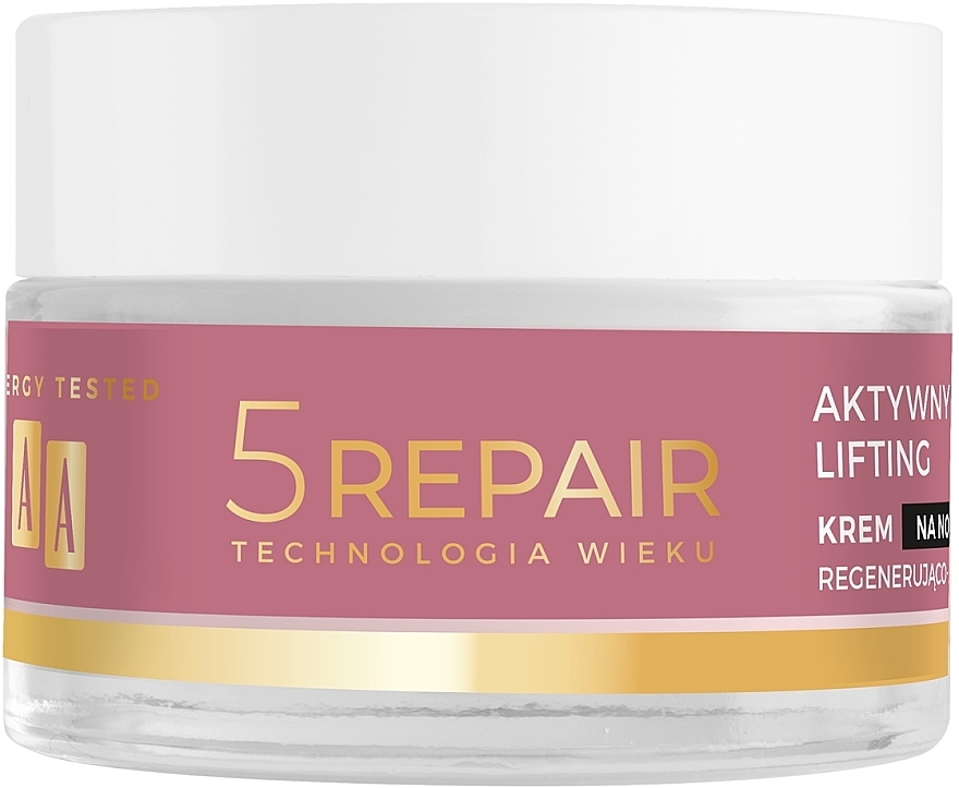 Regenerating & Brightening Night Cream - AA 5Repair 50+ Active Lifting — photo N6