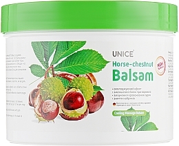 Fragrances, Perfumes, Cosmetics Horse Chestnut Massage Gel Balm - Unice Horse Chestnut Balsam