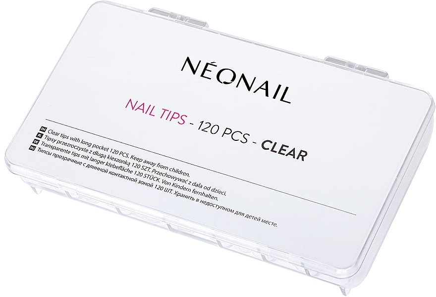 Transparent Tips - NeoNail Professional Nail Tips Clear — photo N2