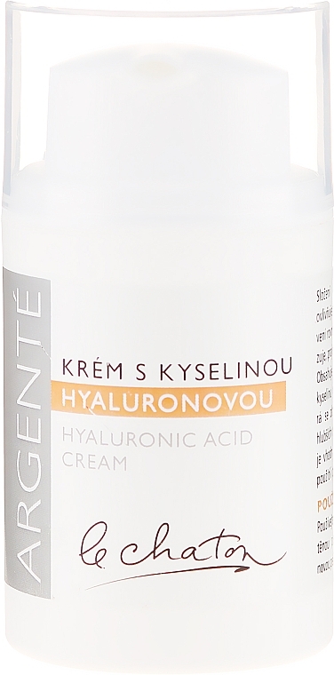 Hyaluronic Acid Moisturizing Face Cream - Le Chaton Argente Moisturizer With Hyaluronic Acid — photo N1