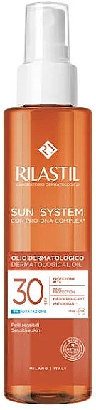 Sun Protection Body Oil SPF30 - Rilastil Sun System Olio Dermatologico SPF30 — photo N1