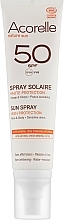 Fragrances, Perfumes, Cosmetics Organic Sun Spray SPF 50 - Acorelle Sun Spray High Protection Sensitive Skins