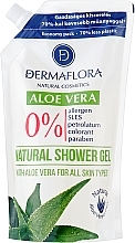 Fragrances, Perfumes, Cosmetics Shower Gel - Dermaflora Shower Gel With Aloe Vera Refill (doypack)