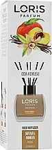 Fragrances, Perfumes, Cosmetics Peach & Vanilla Reed Diffuser - Loris Parfum Peach & Vanilla Reed Diffuser