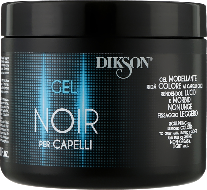 Toning Gel for Grey Hair - Dikson Gel Noir Per Capelli — photo N3