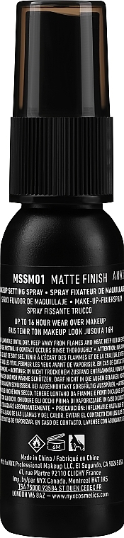 Mattifying Makeup Spray-Fixator - Matte Makeup Setting Spray — photo N2