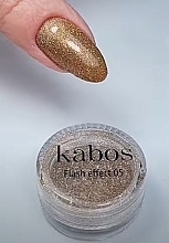 Nail Powder - Kabos Flash Effect — photo N8
