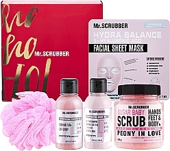 Fragrances, Perfumes, Cosmetics Set "Pink Christmas", 5 products - Mr.Scrubber Winter Collection Pink Christmas