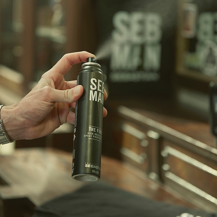 Men Hair Spray - Sebastian SebMan The Fixer High Hold Spray — photo N3