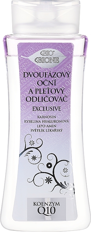 Two-Phase Eye & Face Makeup Remover - Bione Cosmetics Koenzym Q10 — photo N1