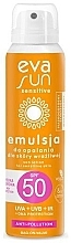 Fragrances, Perfumes, Cosmetics Sunscreen Emulsion for Sensitive Skin - Eva Natura Sun Sensitive Emulsion SPF50