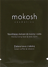 Moisturising Face & Body Lotion 'Green Coffee & Tobacco' - Mokosh Cosmetics Moisturizing Face And Body Lotion Green Coffee With Snuff (sample) — photo N1