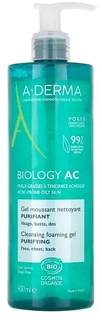 Face Cleansing Gel - A-Derma Biology AC Cleansing Foaming Gel — photo N2