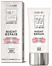 Night Face Mask - Floslek Skin Care Expert Sphere-3D Night Repair Mask — photo N1