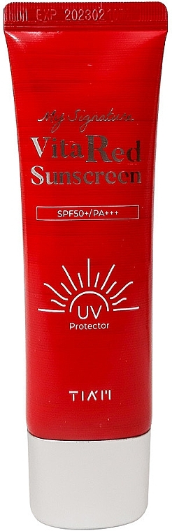 Radiant Sun Cream - Tiam My Signature Vita Red Sunscreen SPF50+/PA+++ — photo N1