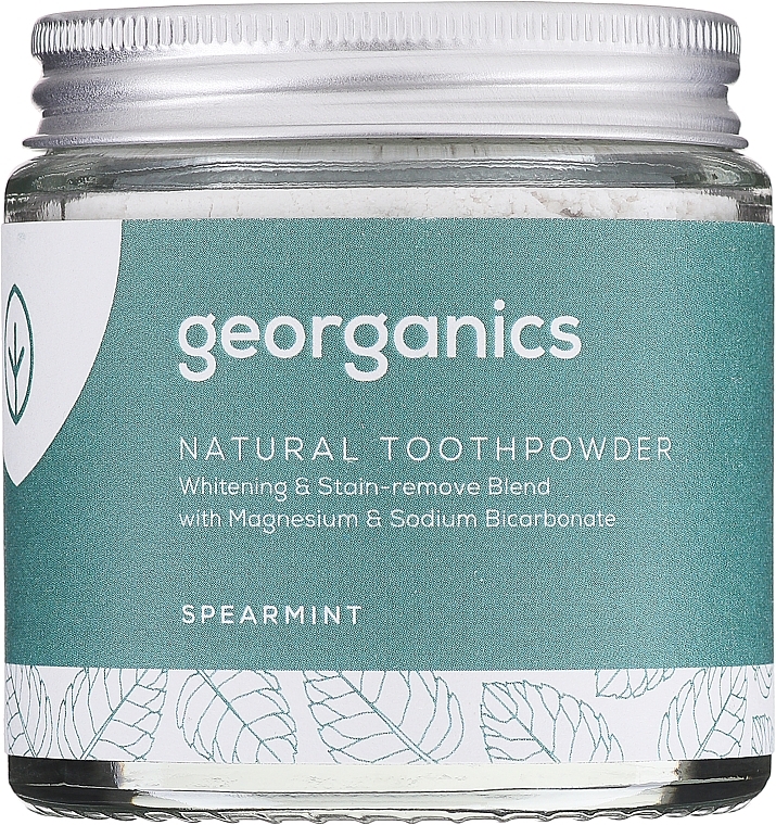 Natural Toothpowder - Georganics Spearmint Natural Toothpowder — photo N5