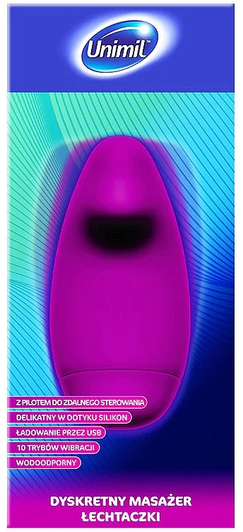 Vibrator, purple - Unimil Discreet Clitoral Massager — photo N1