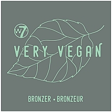 Facial Bronzer - W7 Very Vegan Matte Bronzer — photo N16