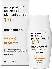 Toning Sunscreen Emulsion - Mesoestetic Mesoprotech Melan 130+ Pigment Control SPF 50+ — photo N1