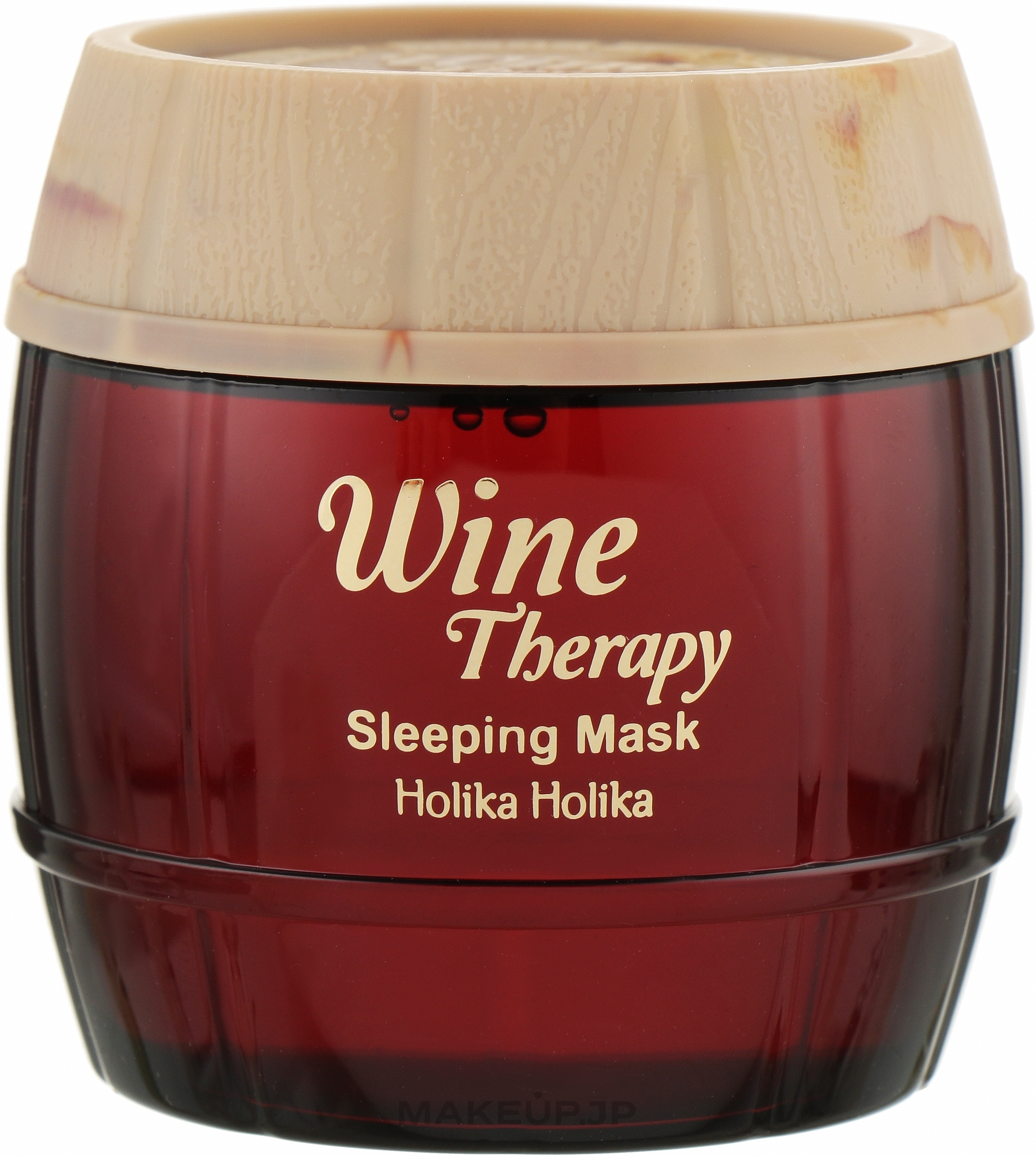 Renewal Night Jelly Mask "Wine Therapy", red - Holika Holika Wine Therapy Sleeping Mask — photo 120 ml