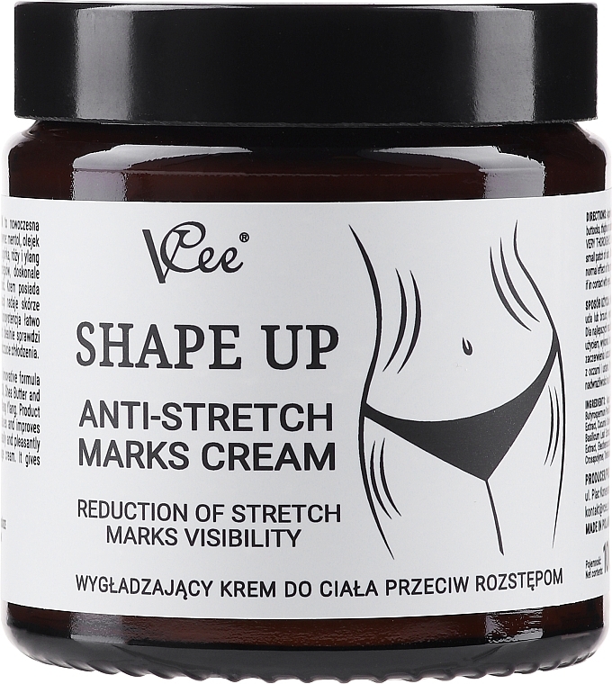 Anti Stretch Marks Cream - Vcee Shape Up Anti-stretch Marks Cream — photo N1