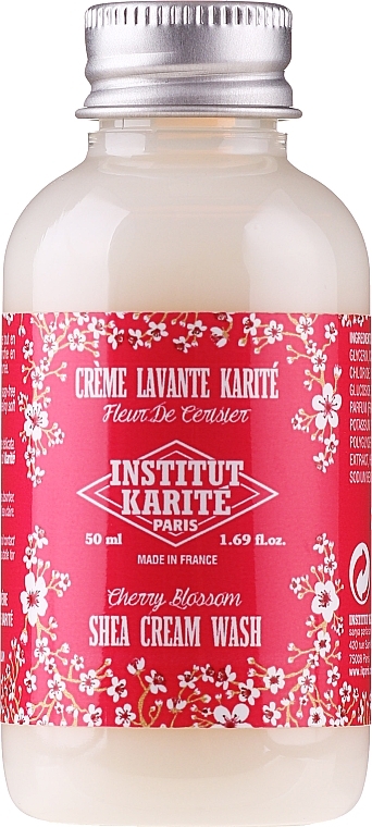 Set - Institut Karite Fleur de Cerisier (sh/gel/50ml + b/milk/50ml + h/cr/75ml + soap/100g + bag) — photo N4