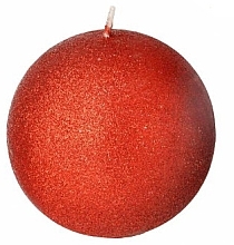 Fragrances, Perfumes, Cosmetics Decorative Candle, ball, red, 8 cm - Artman Glamour