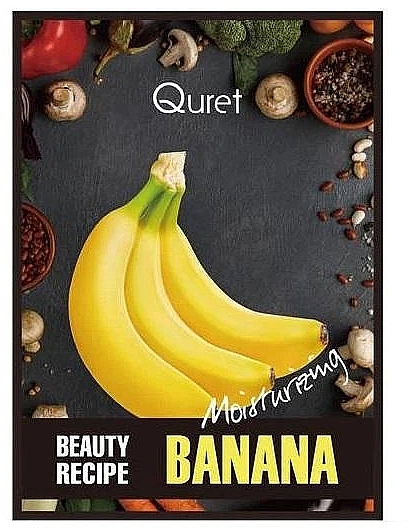 Moisturizing Mask - Quret Beauty Recipe Mask Banana Moisturizing — photo N1