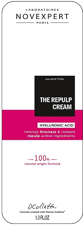 Face Filler Cream - Novexpert Hyaluronic Acid The Repulp Cream — photo N2