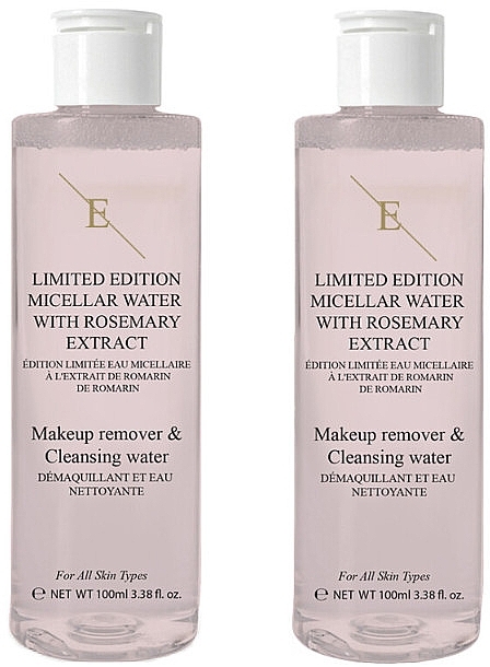 Set - Eclat Skin London Limited Edition Micellar Water With Rosemary Extract (micellar/water/2x100ml) — photo N1