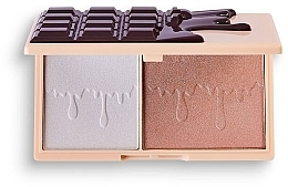 Highlighter Palette - I Heart Makeup Revolution Highlighter Palette Chocolate Fondue — photo N53