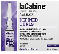 Fragrances, Perfumes, Cosmetics Curly Hair Ampoule - La Cabine Flash Hair Defined Curls
