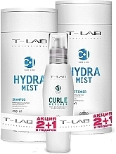 Fragrances, Perfumes, Cosmetics Set - T-LAB Professional Hydra Mist Line (smp/250ml + spray/200ml + cond/250ml)