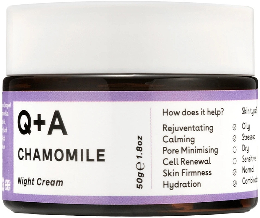 Night Cream - Q+A Chamomile Night Cream — photo N6