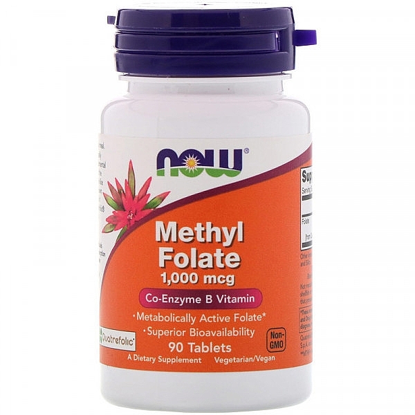 Methyl Folate, 1000mcg - Now Foods Methyl Folate — photo N5