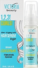 カリーヘア用 セラム - Victoria Beauty 1,2,3! Curls! Hair Serum — photo N2