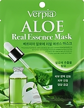 Fragrances, Perfumes, Cosmetics Sheet Face Mask with Aloe Extract - Verpia Aloe Essence Mask