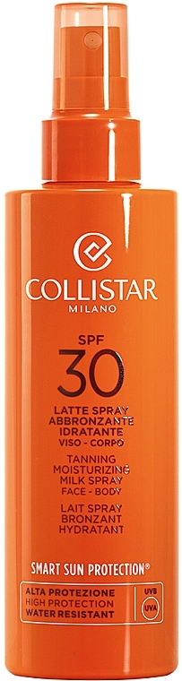 Tanning Spray - Collistar Tanning Moisturizing Milk Spray SPF 30 — photo N1