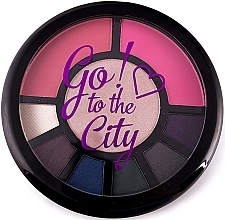 Fragrances, Perfumes, Cosmetics Makeup Palette - I Heart Revolution Go! Pallette Go To The City 