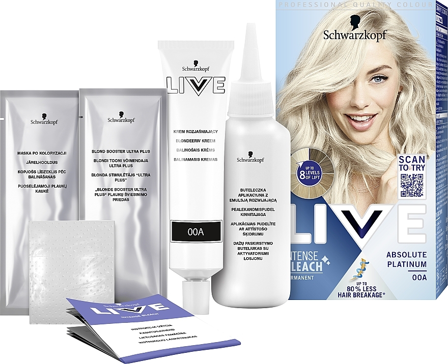 Bleaching Hair Color - Live Intense Bleach Permanent — photo N3