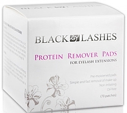 Fragrances, Perfumes, Cosmetics Eye Makeup Remover Pads - Black Lashes Protein Remover Pads