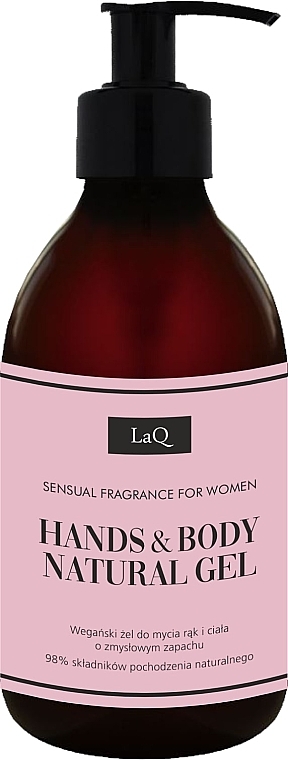 Hand & Body Wash Gel - LaQ Sensual Fragrance Hands & Body Natural Gel — photo N1